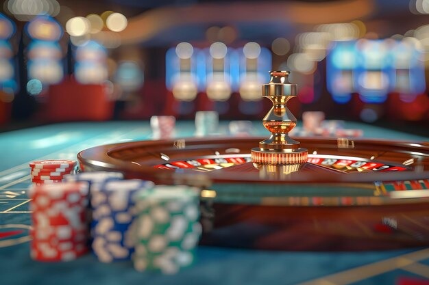 Live French Roulette table with professional dealer at akimbo studio